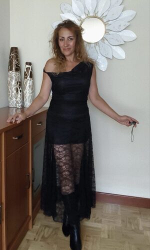 Conjunto de encaje negro