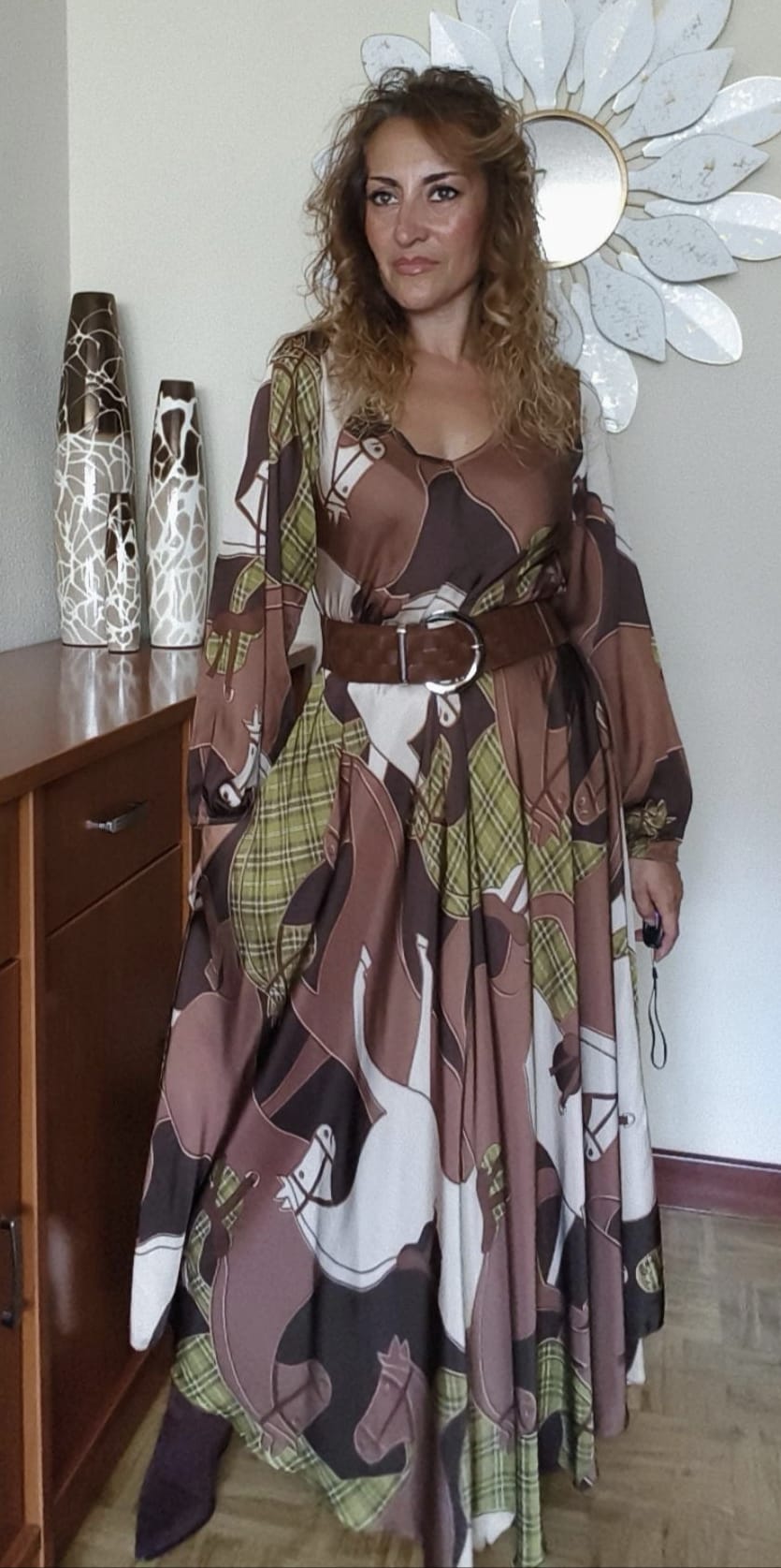 Vestido firma JOT satinado - Imagen 3