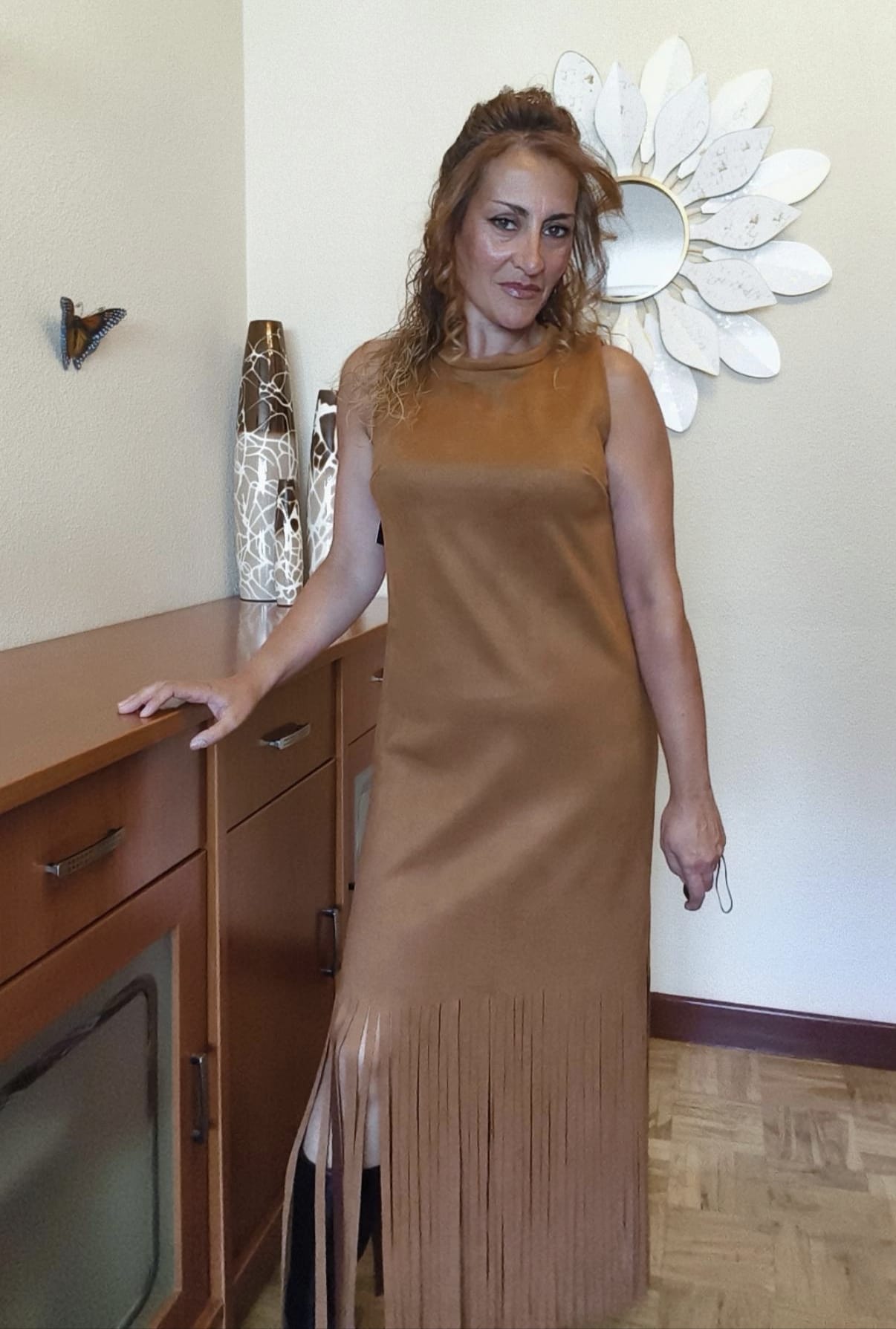 Vestido Flecos Antelina - Imagen 3