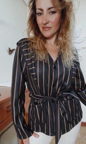 Camisa chaqueta negra