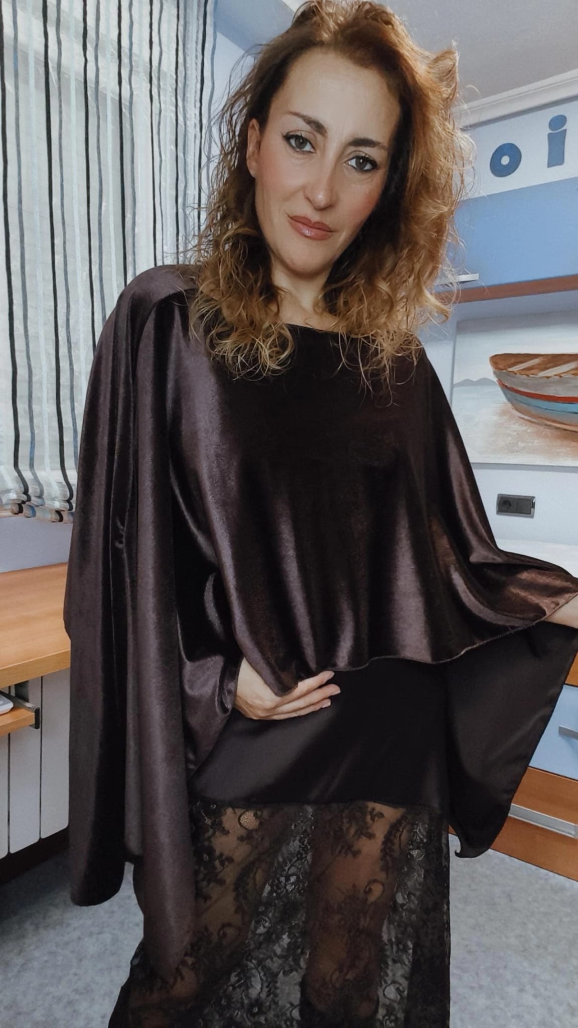 CAPA TERCIOPELO MARRÓN