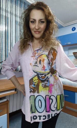 Camisa Disney rosa