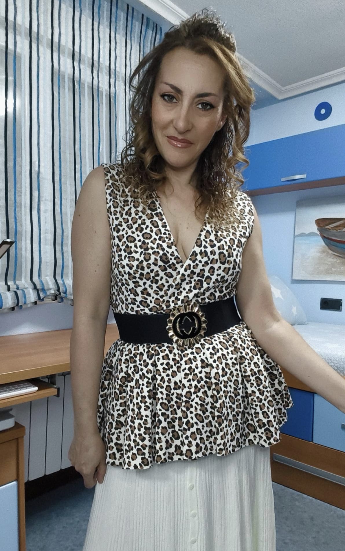 Blusa animal print - Imagen 2